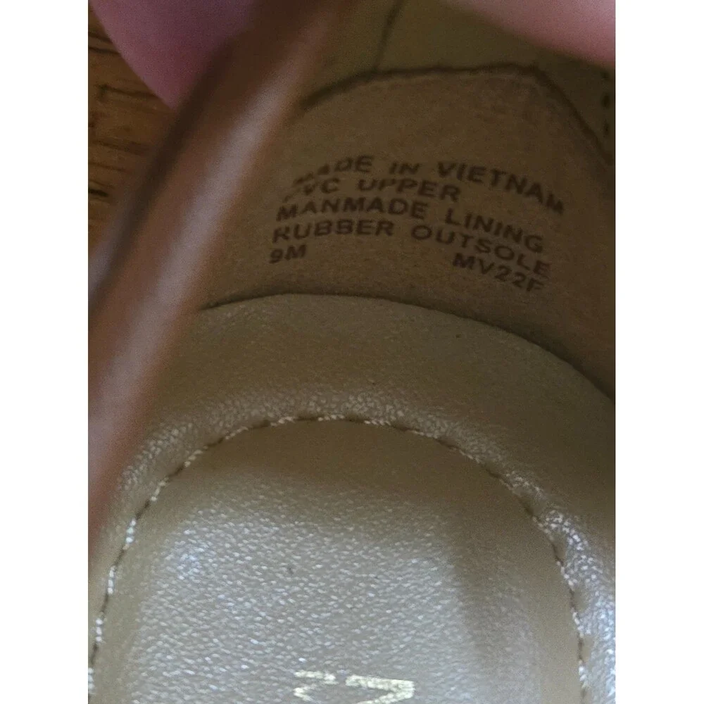 Michael Kors Brown Leather Juliette Logo Flat Loafers Women’s Size 9M